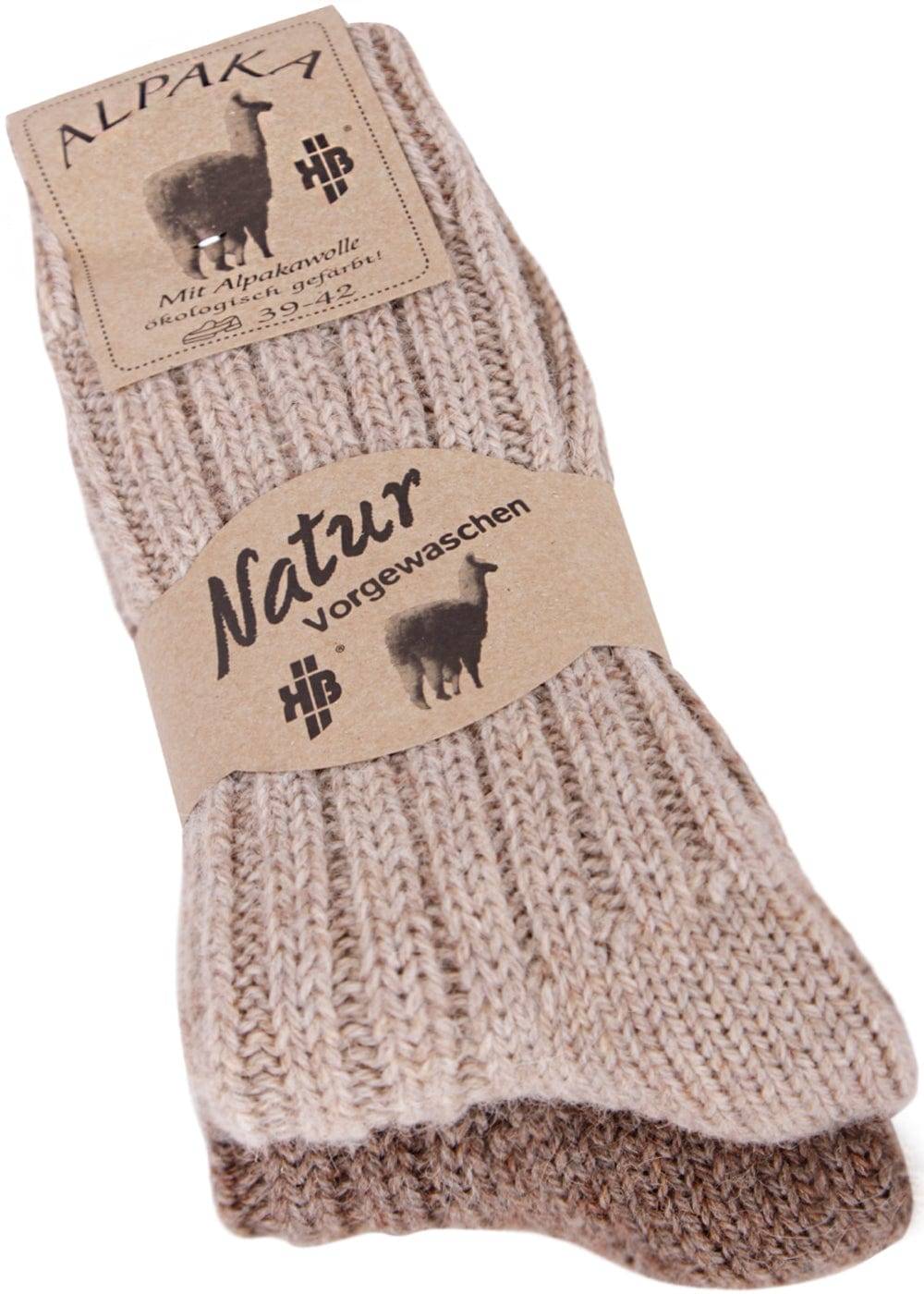 ﻿KB Socken Alpakasocken dick gestrickt - 2 Paar Valentinstagsangebot