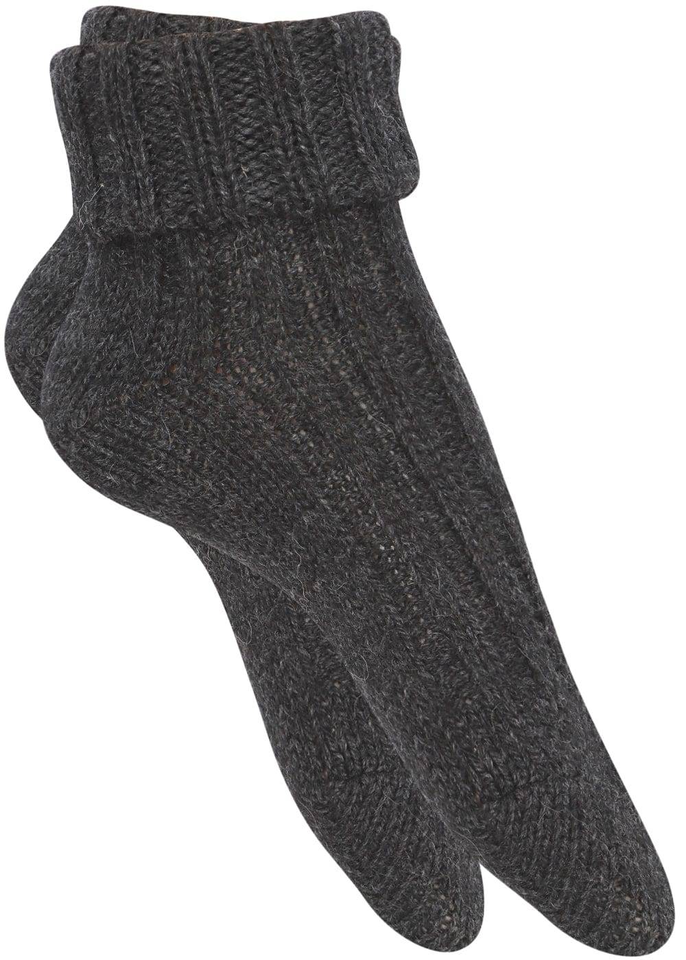KB Socken Alpakasocken mit Umschlag dickgestrickt - 2 Paar Online Outlet