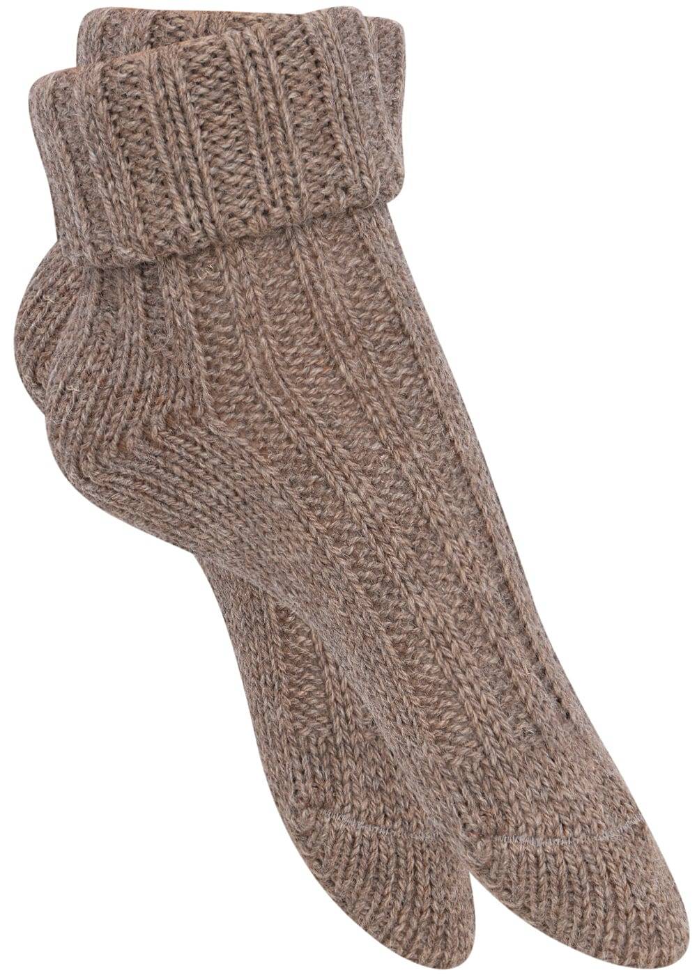 KB Socken Alpakasocken mit Umschlag dickgestrickt - 2 Paar Blitzangebot