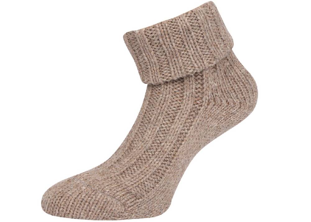 KB Socken Alpakasocken mit Umschlag dickgestrickt - 2 Paar Blitzangebot