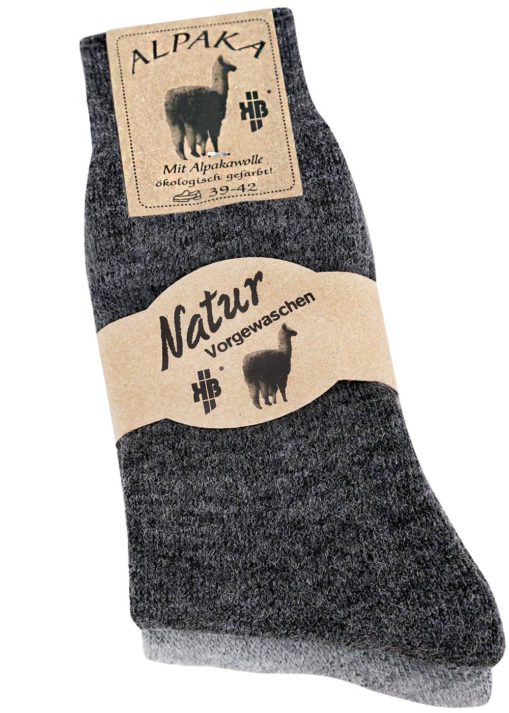 KB Socken Alpaka Thermosocken grau - 2 Paar Bestseller