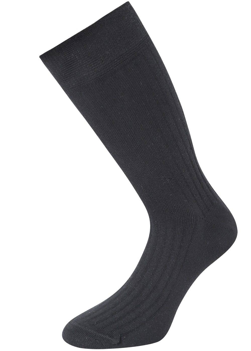 KB Socken Herrensocken Schwarz 100% Baumwolle - 10 Paar Letzter Tag