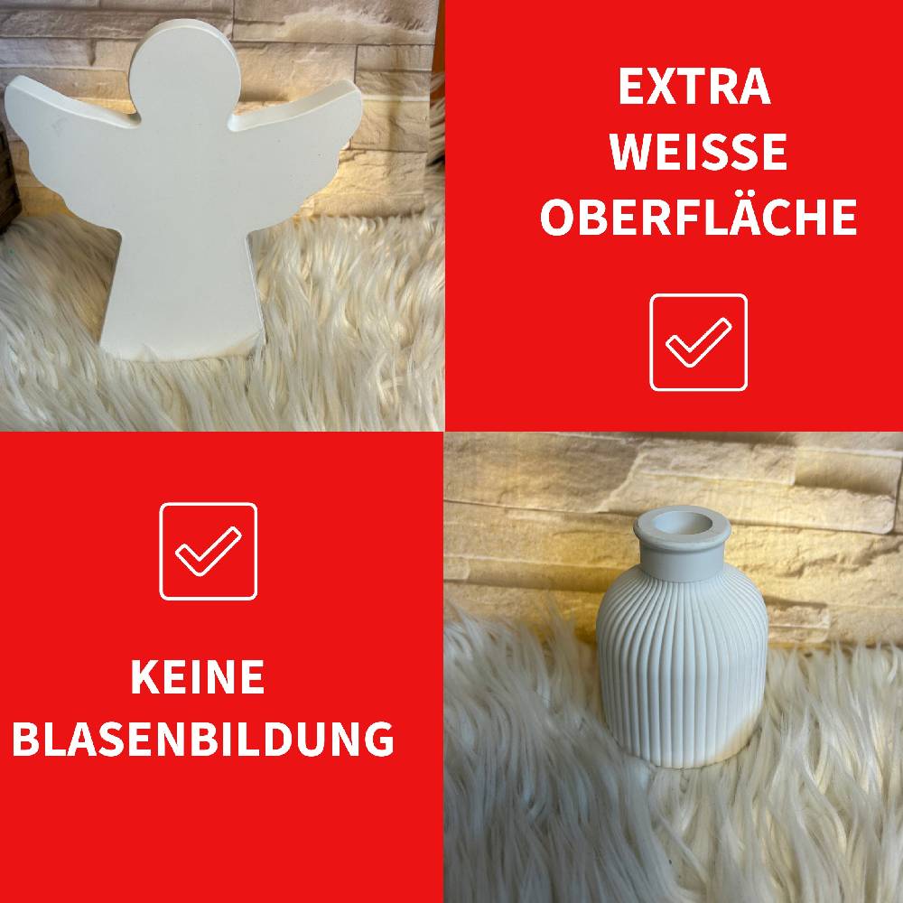 KB Socken KERAflott Reliefgießpulver weiß 5 kg Sack Top Angebot