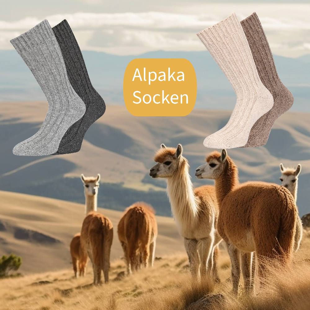 KB Socken Geschenkbox direkt zum Verschenken - Alpaka Socken und Alpaka Seife Bis zu 50% Rabatt