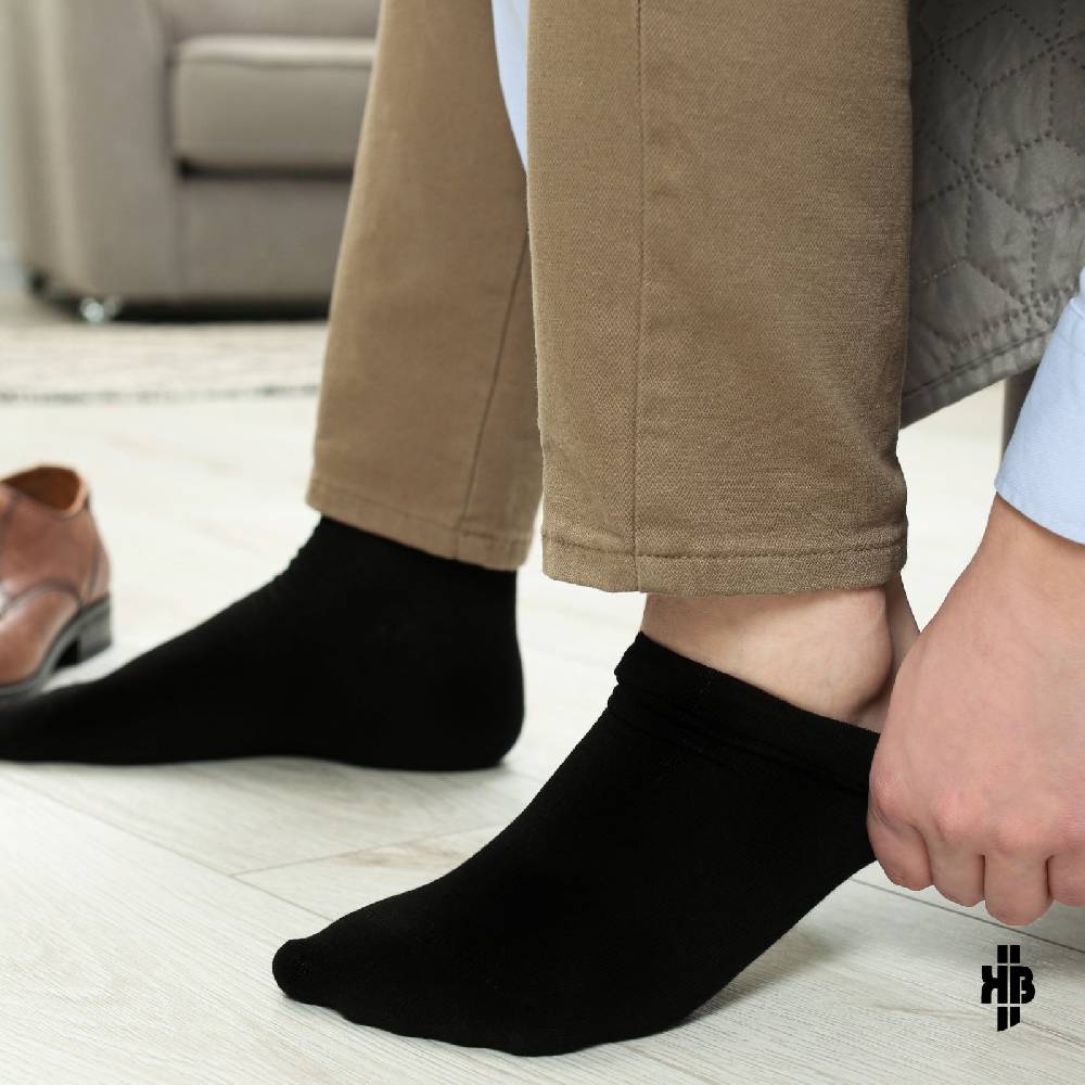 KB Socken Herren Sneakersocken schwarz - 10 Paar Outlet