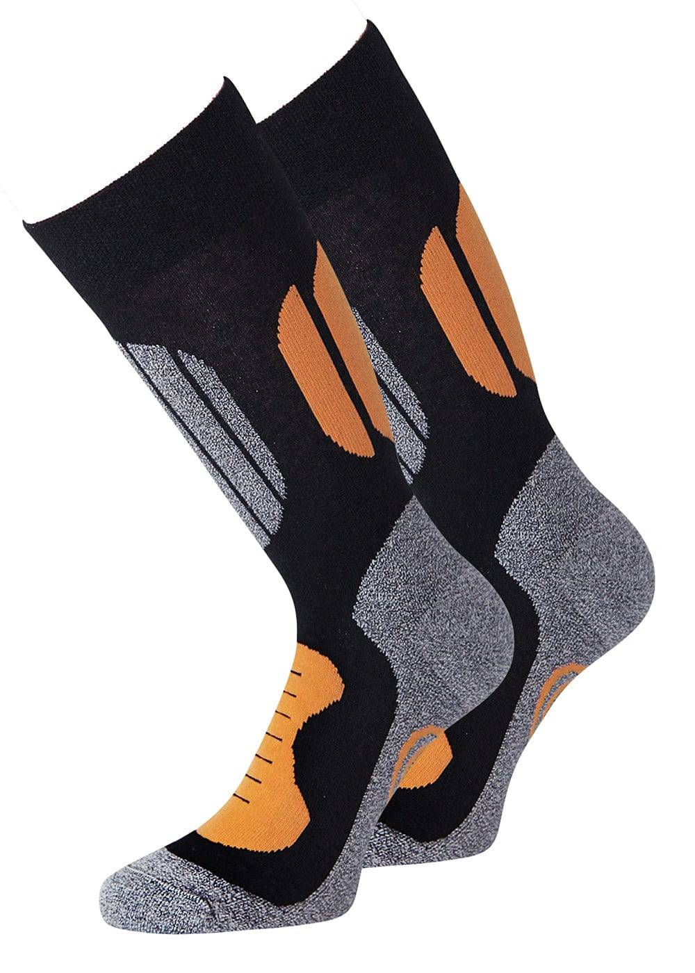 KB Socken Wandersocken Trekkingsocken rot orange grau marine - 8 Paar Kauf eins, bekomm eins gratis