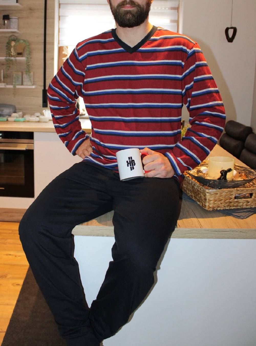 KB Socken Herren Schlafanzug lang gestreift - 100% Baumwolle Bis zu 60% Rabatt