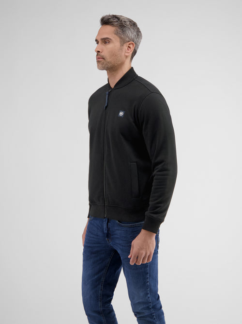 Lerros Sweatjacke mit Collegekragen Lagerräumung