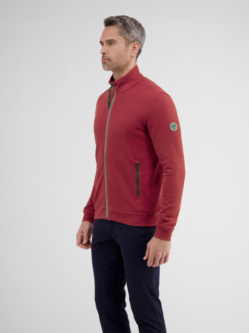 Lerros Sweatjacke in weicher Strukturqualität Zeitlich begrenztes Angebot