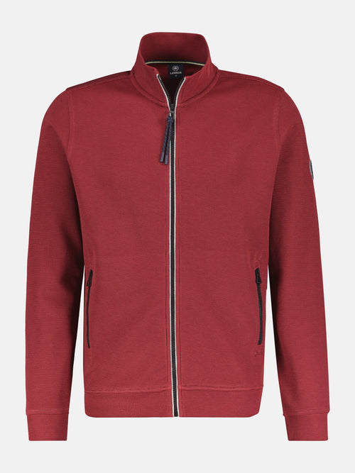 Lerros Sweatjacke in weicher Strukturqualität Zeitlich begrenztes Angebot