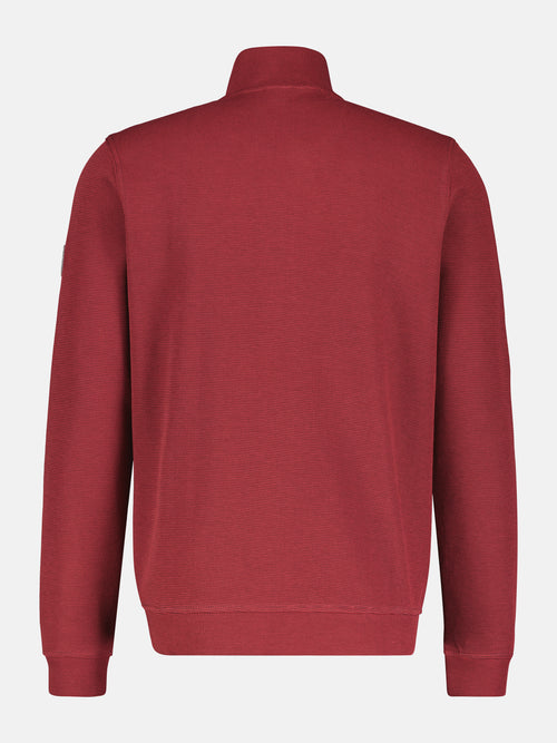 Lerros Sweatjacke in weicher Strukturqualität Zeitlich begrenztes Angebot