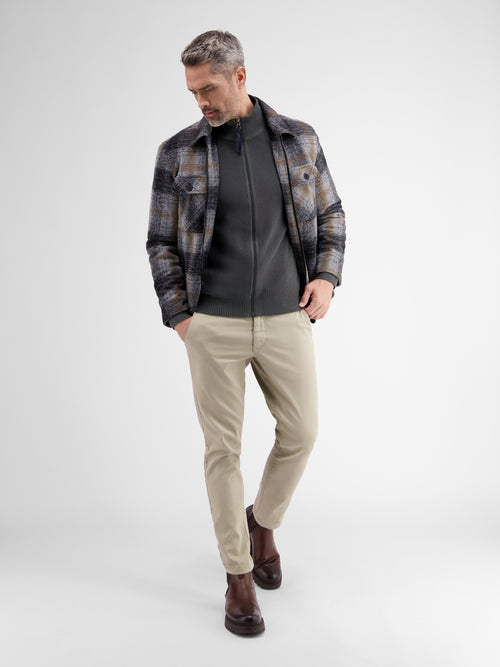 Lerros Leichte Strickjacke für Herren mit schmaler Rippstruktur Sonderangebote