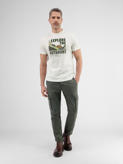 Lerros T-Shirt mit Outdoor-Brustprint Kostenlose Rückgabe