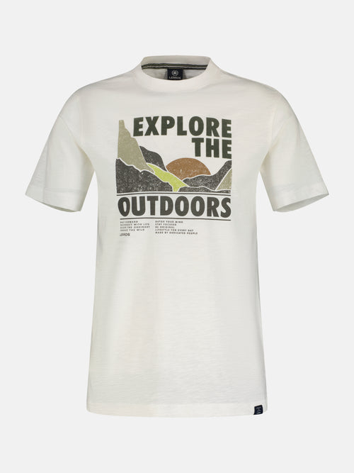 Lerros T-Shirt mit Outdoor-Brustprint Kostenlose Rückgabe