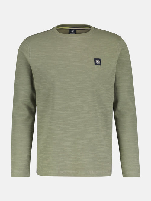 Lerros Herren Langarmshirt in Strukturqualität Vierteljährliche Förderung
