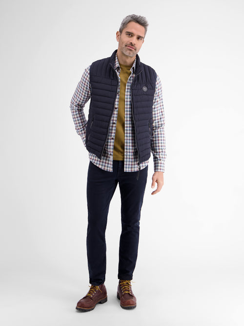Lerros 5-Pocket Stretch-Denim CRIMSON in SLIM FIT Speichern exportieren