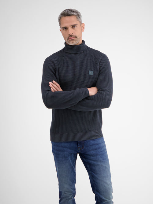 Lerros Stilvoller Rollkragenpullover in Strukturstrickqualität 50% Rabatt für begrenzte Zeit