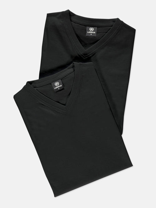 Lerros V-Neck Doppelpack Herren T-Shirt in Premium Baumwollqualität Zeitlich begrenztes Angebot