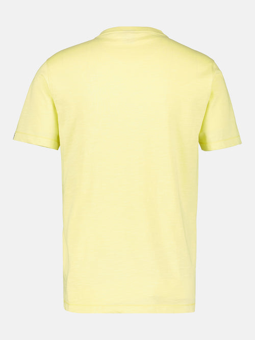 Lerros V-Neck-Shirt mit Brustprint Räumungsverkauf