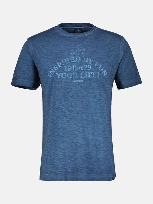 Lerros Herren T-Shirt mit Brustprint VIP-Rabatte
