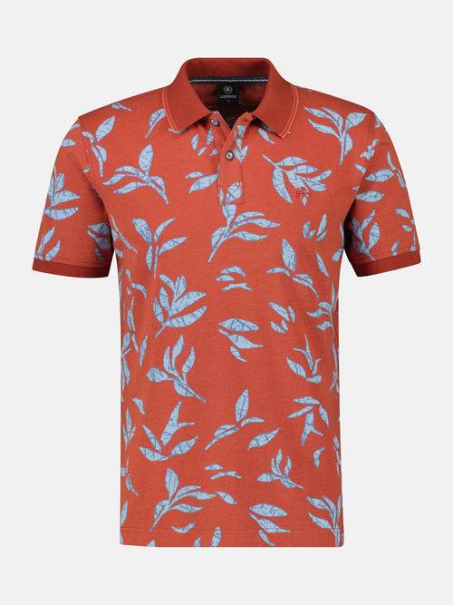 Lerros Poloshirt mit floralem Druck und abgesetzen Details Begrenzte Freigabe