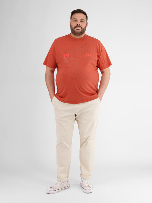 Lerros Herren-T-Shirt mit Brust-Print Bis zu 65% Rabatt