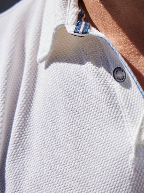 Lerros Herren Poloshirt in sportiver Waffelpiquéqualität Im Verkauf