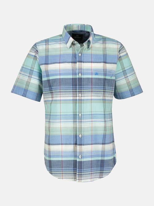Lerros Sommerhemd mit großem Karomuster Online Outlet