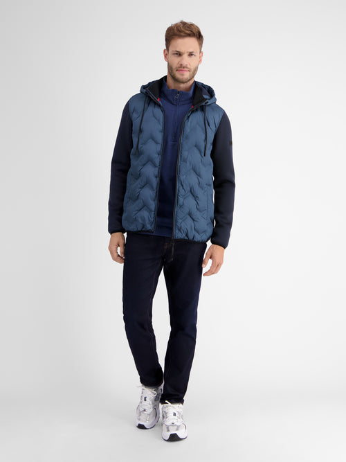 Lerros Sweatjacke mit Nylonfront Große Rabatte