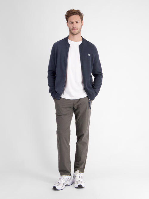 Lerros Strickjacke mit College Kragen für Herren Neuheiten