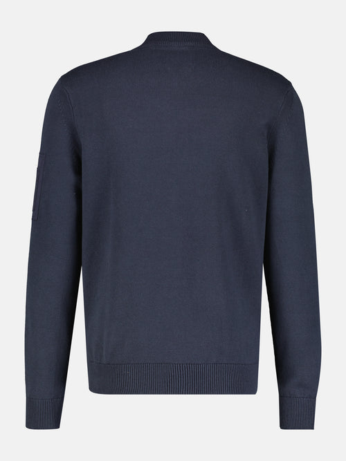 Lerros Strickjacke mit College Kragen für Herren Neuheiten