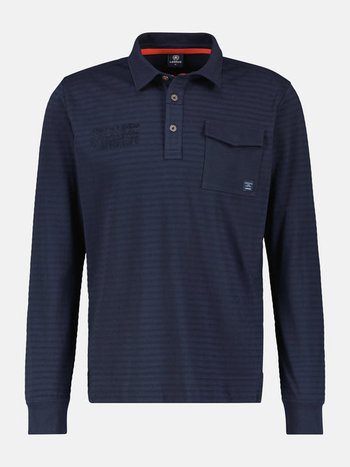 Lerros Longsleeve-Polo. gestreift Kauf eins, bekomm eins gratis