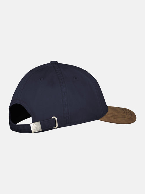 Lerros Basecap aus Canvas, mit Kunstlederschirm Letzter Tag