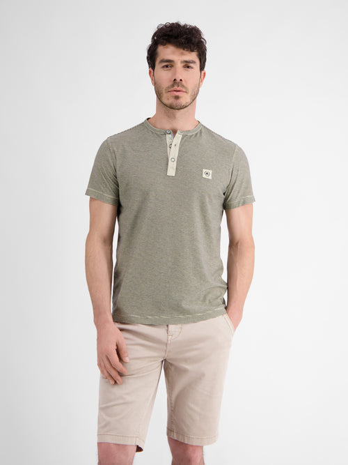 Lerros Gestreiftes Serafino-Shirt für Herren Clearance-Verkauf