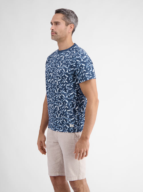 Lerros T-Shirt für Herren mit floralem Print Im Verkauf