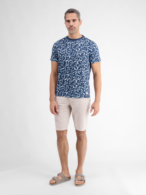 Lerros T-Shirt für Herren mit floralem Print Im Verkauf