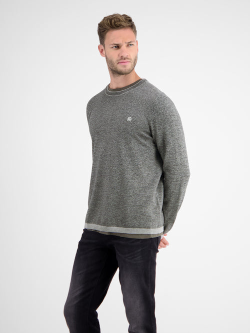 Lerros Gestreifter Strick-Longsleeve Schlussverkauf