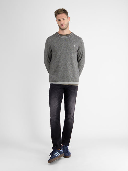 Lerros Gestreifter Strick-Longsleeve Schlussverkauf