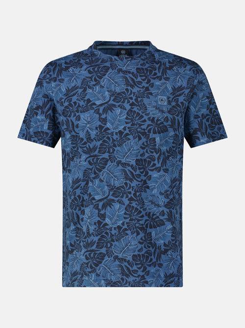 Lerros T-Shirt für Herren mit floralem Print Großer Ausverkauf