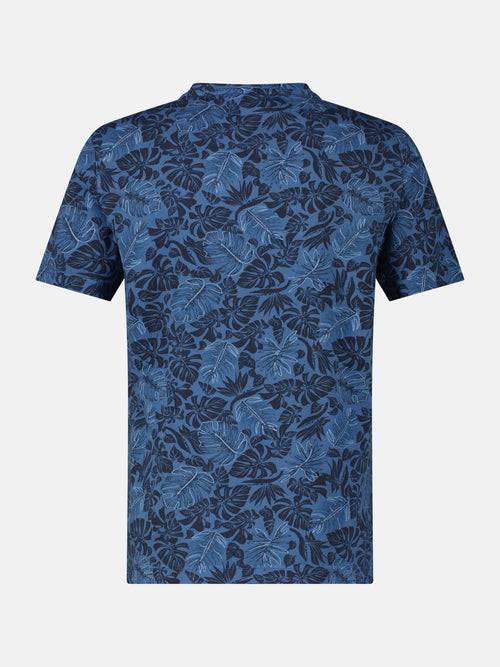 Lerros T-Shirt für Herren mit floralem Print Großer Ausverkauf