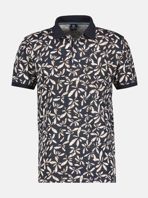 Lerros Herren Poloshirt mit floralem Druck Begrenztes Angebot