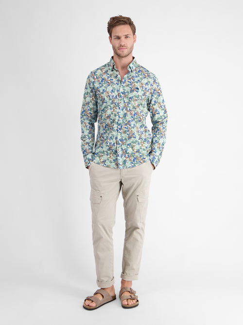 Lerros Langarmhemd mit floralem Druck Online Outlet