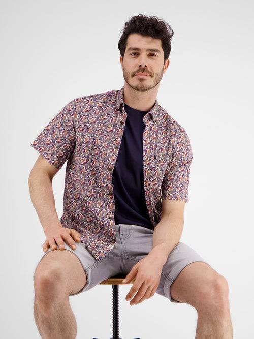 Lerros Halbarmhemd mit floralem Print Neuheiten