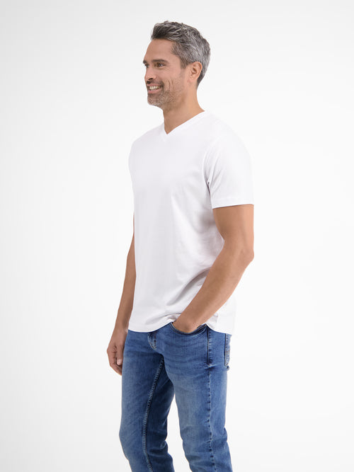 Lerros Doppelpack Herren T-Shirt, V-Neck in Premium Baumwollqualität Bestseller