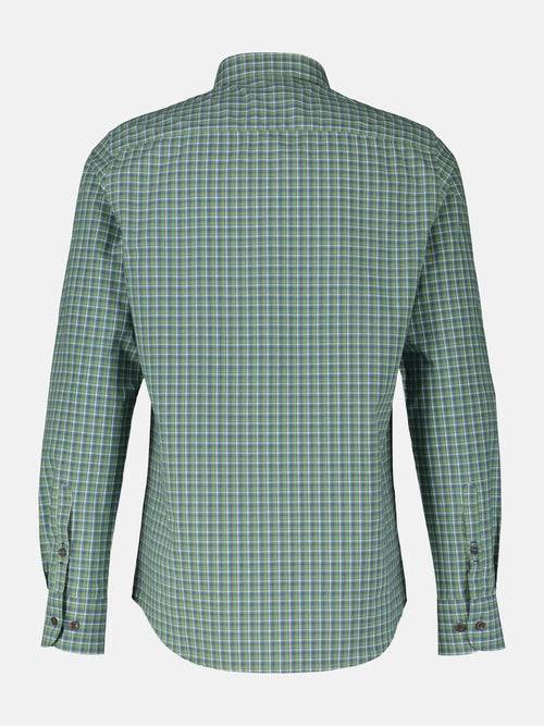 Lerros Langarmhemd, kariert, klassischer Button-down-Kragen Räumungsverkauf