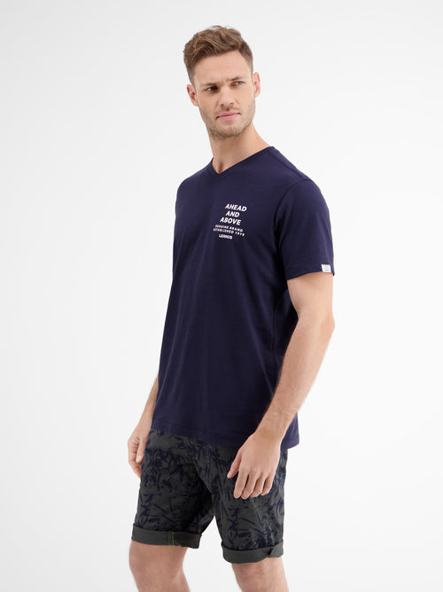 Lerros V-Neck-Shirt *Ahead & Above* Sonderangebot der Fabrik