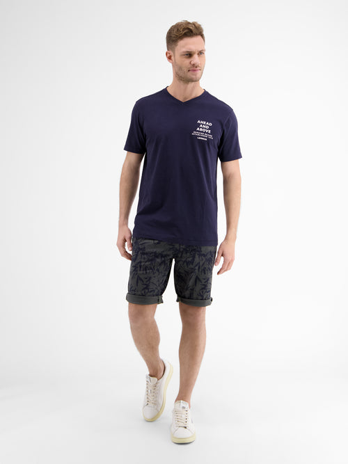 Lerros V-Neck-Shirt *Ahead & Above* Sonderangebot der Fabrik