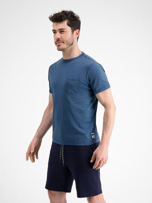 Lerros T-Shirt, uni-structure Nur noch ein Tag übrig