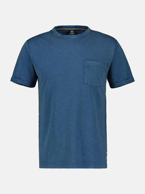 Lerros T-Shirt, uni-structure Nur noch ein Tag übrig