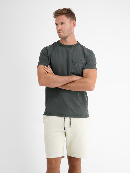 Lerros T-Shirt, uni-structure Nur noch ein Tag übrig